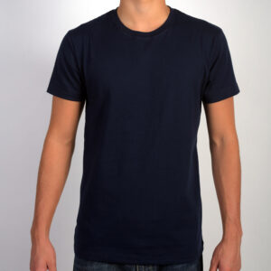 Playera Manga Corta Azul Marino