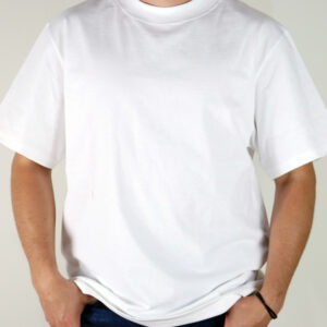 Playera Caballero Oversized Blanca